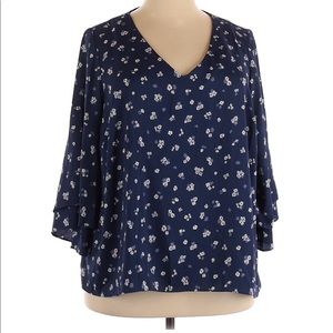 Lane Bryant 3/4 sleeve blouse